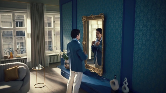 Video Reference: Window, Standing, Gesture, Door, Art, Formal wear, Event, Fashion design, Fun, Suit