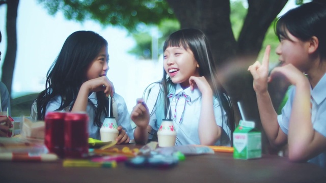 Video Reference: Hair, Smile, Food, Table, Tableware, Green, Happy, Leisure, Toddler, Recreation