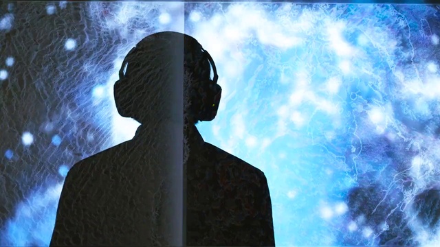 Video Reference: Cloud, Water, World, Sky, Flash photography, Sculpture, Art, Electric blue, Statue, Space