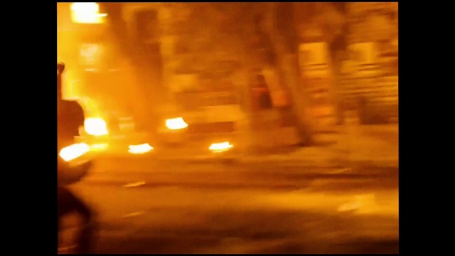 Video Reference: Automotive lighting, Amber, Orange, Wood, Heat, Rectangle, Tints and shades, Window, Darkness, Room