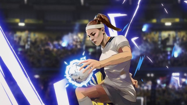 Video Reference: Sports equipment, Shorts, Musician, Ball, Entertainment, Music, Music artist, Performing arts, Player, Electric blue