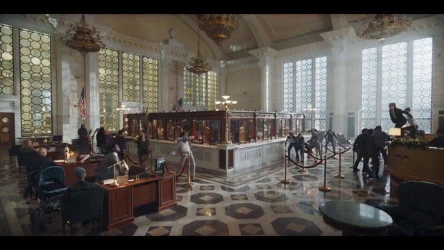 Video Reference: Furniture, Window, Building, Interior design, Table, Hall, Chair, Event, Suit, Ceiling