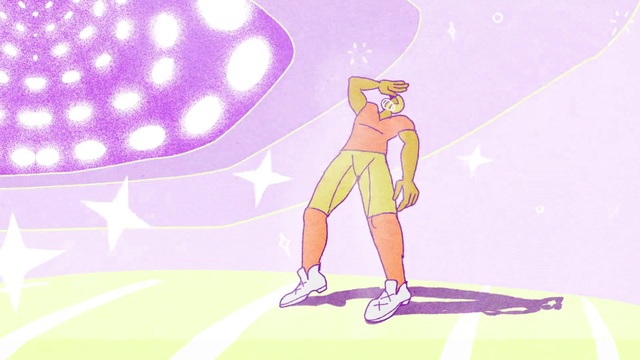 Video Reference: Sports equipment, Cartoon, Gesture, Art, People in nature, Happy, Slope, Magenta, Rolling, Skateboarder