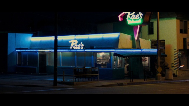 Video Reference: Sky, Electricity, Gas, Neon, Midnight, Facade, Filling station, Building, Electronic signage, Font