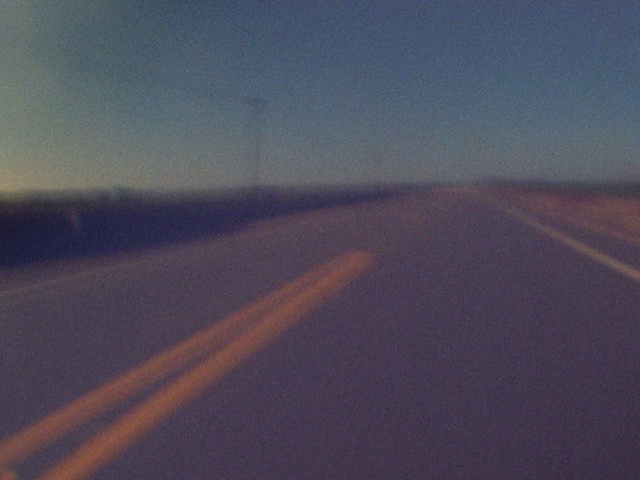 Video Reference: Sky, Road surface, Asphalt, Natural landscape, Horizon, Tar, Plain, Tints and shades, Landscape, Road