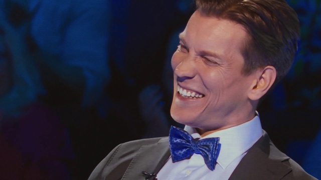 Video Reference: Forehead, Smile, Chin, Dress shirt, Gesture, Bow tie, Collar, Happy, Formal wear, White-collar worker