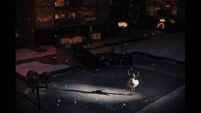 Video Reference: Road surface, Performing arts, Midnight, Tints and shades, Flash photography, Snow, Entertainment, Darkness, Space, Event
