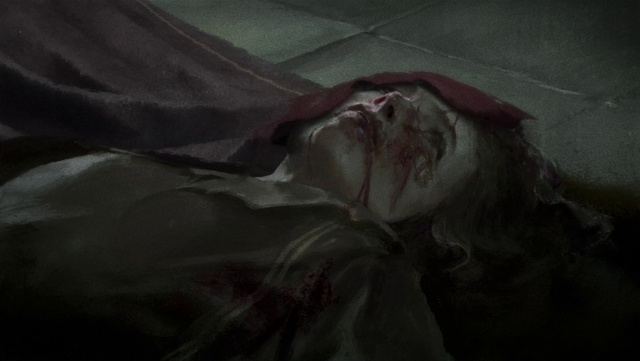 Video Reference: Sleeve, Eyelash, Gesture, Grey, Tints and shades, Art, Painting, Paint, Darkness, Cg artwork