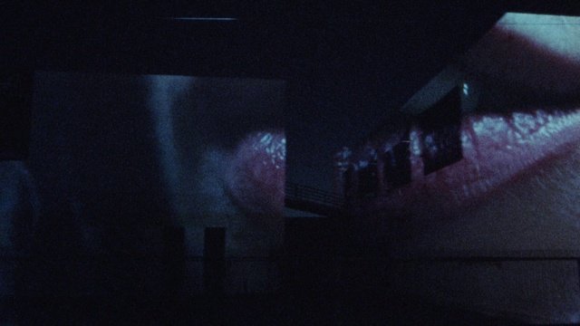 Video Reference: Automotive lighting, Tints and shades, Font, Electric blue, Space, Midnight, Display device, Darkness, Event, Magenta