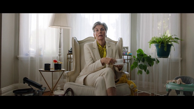 Video Reference: Plant, Furniture, Flowerpot, Houseplant, Comfort, Suit, Curtain, Formal wear, White-collar worker, Chair