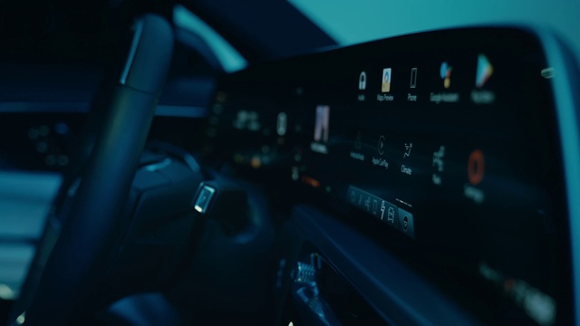 Video Reference: Automotive lighting, Vehicle, Automotive mirror, Speedometer, Steering wheel, Steering part, Car, Motor vehicle, Personal luxury car, Automotive design