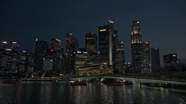 Video Reference: Water, Skyscraper, Building, Sky, Tower block, Tower, Condominium, Dusk, Lake, City