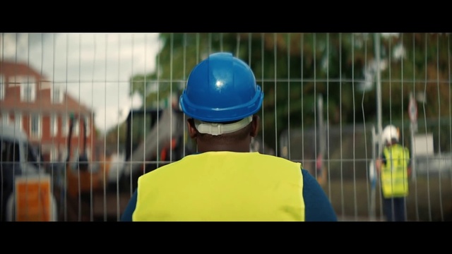 Video Reference: Helmet, Hard hat, Workwear, Yellow, High-visibility clothing, Engineer, Personal protective equipment, Font, Cap, Blue-collar worker