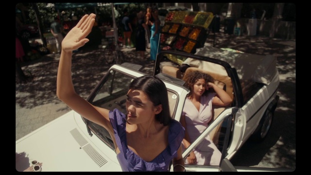 Video Reference: Motor vehicle, Automotive design, Gesture, Leisure, Automotive exterior, Travel, Eyewear, Fun, Event, Vehicle door