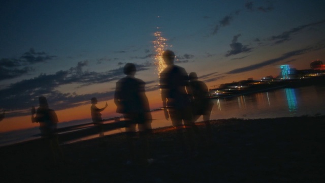 Video Reference: Cloud, Water, Sky, Gesture, Dusk, Building, Tower, Horizon, Sunset, Afterglow