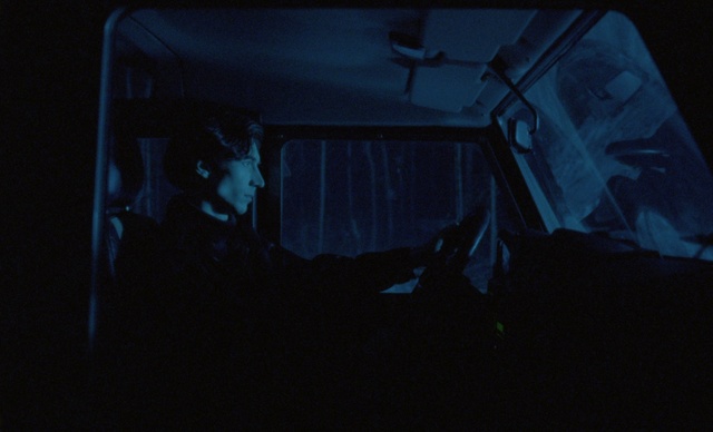 Video Reference: Flash photography, Tints and shades, Space, Midnight, Font, Electric blue, Personal protective equipment, Darkness, Visual arts, Fictional character