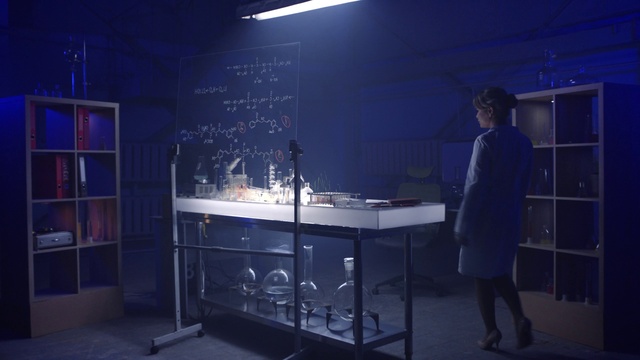 Video Reference: Blue, Sky, Electricity, Electric blue, Entertainment, Shelf, Space, Darkness, Event, Glass