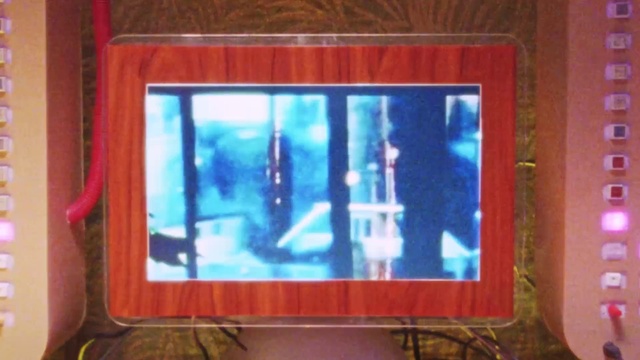 Video Reference: Rectangle, Textile, Wood, Art, Display device, Electric blue, Table, Magenta, Electronic device, Flat panel display