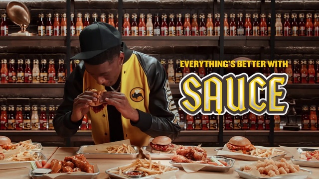 Video Reference: Food, Cuisine, Ingredient, Dish, Tableware, Baseball cap, Chef, Cooking, Junk food, Fast food