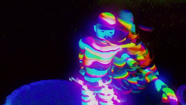 Video Reference: Purple, Human body, Organism, Entertainment, Artist, Violet, Visual effect lighting, Magenta, Gas, Art