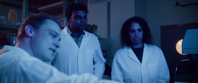 Video Reference: Head, Eye, Jaw, Sleeve, Collar, Dress shirt, Event, Service, Science, Electric blue