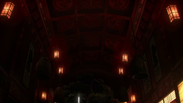 Video Reference: Brown, Symmetry, City, Ceiling, Darkness, Wood, Arch, Art, Medieval architecture, Holy places