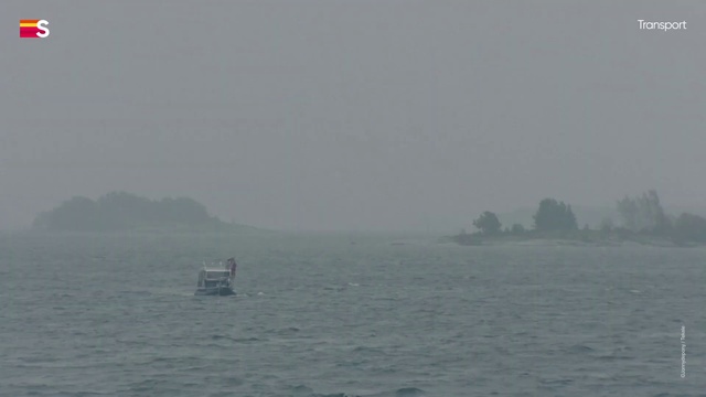 Video Reference: Water, Sky, Fog, Atmospheric phenomenon, Cloud, Lake, Horizon, Haze, Calm, Mist