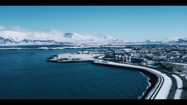 Video Reference: Water, Sky, Water resources, Azure, Mountain, Coastal and oceanic landforms, Natural landscape, Urban design, Snow, Landscape