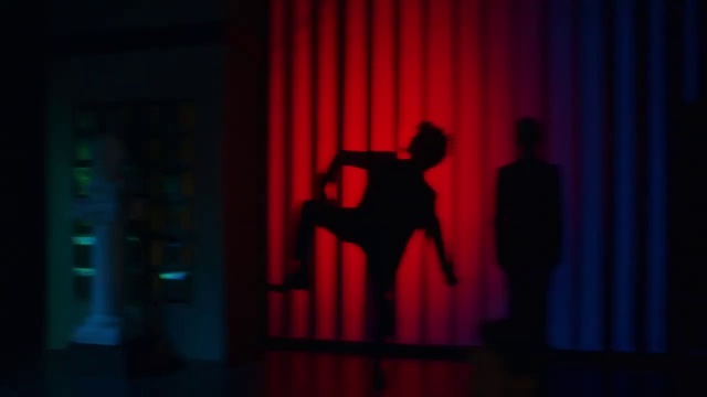 Video Reference: Performing arts, Curtain, Entertainment, Art, Font, Magenta, Tints and shades, Performance art, Musical instrument, Stage