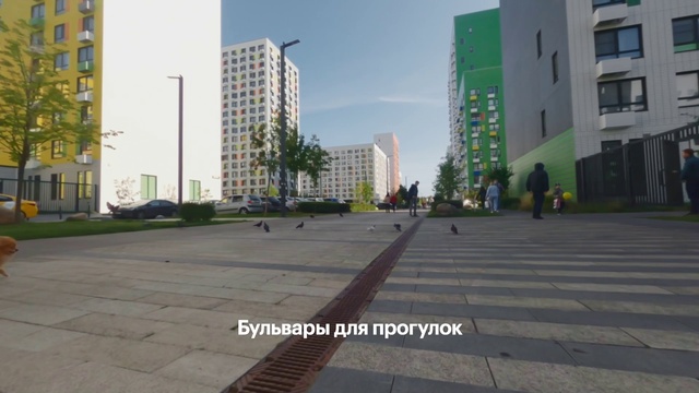 Video Reference: Sky, Building, Skyscraper, Daytime, Plant, Road surface, Asphalt, Cloud, Urban design, Window