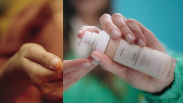 Video Reference: Hand, Finger, Gesture, Fluid, Thumb, Nail, Service, Health care, Wrist, Drink