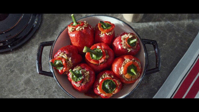 Video Reference: Food, Recipe, Ingredient, Natural foods, Staple food, Capsicum, Plant, Vegetable, Kitchen utensil, Bell peppers and chili peppers