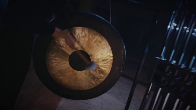 Video Reference: Wood, Gas, Tints and shades, Musical instrument, Circle, Sky, Metal, Darkness, Light fixture, Art