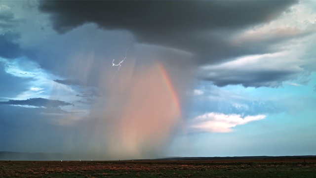 Video Reference: Cloud, Sky, Atmosphere, Natural landscape, Dusk, Atmospheric phenomenon, Sunlight, Body of water, Cumulus, Afterglow