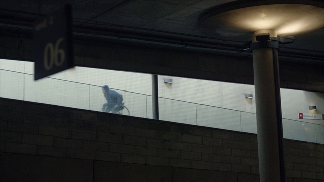 Video Reference: Sky, Building, Grey, Material property, Art, Shade, Roof, City, Tints and shades, Facade