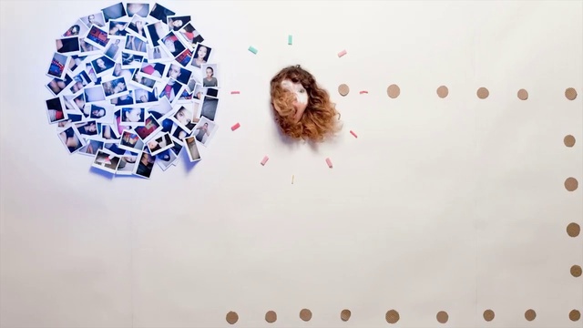 Video Reference: Gesture, Art, Font, Happy, Circle, Fashion design, Fun, Fashion accessory, Graphics, Ceiling
