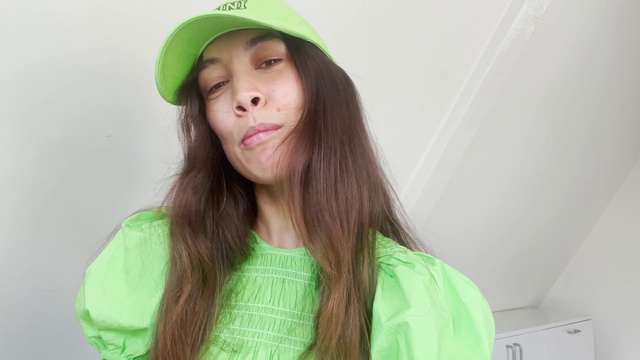 Video Reference: Clothing, Forehead, Face, Hair, Head, Lip, Chin, Outerwear, Hairstyle, Eyebrow