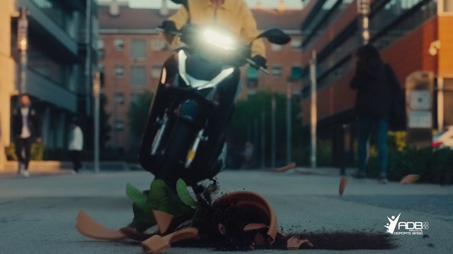 Video Reference: Light, Stunt performer, Art, Street stunts, Fun, City, Road, Fictional character, Recreation, Action-adventure game