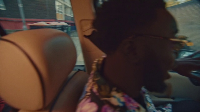 Video Reference: Mouth, Comfort, Black hair, Thigh, Long hair, Human leg, Eyewear, Fun, Brown hair, Head restraint