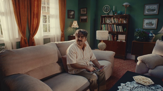 Video Reference: Picture frame, Furniture, Couch, Comfort, Shelf, Interior design, Curtain, Living room, Bookcase, Flooring