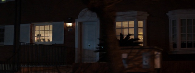 Video Reference: Window, Fixture, Wood, Door, Tints and shades, Building, Home door, Glass, House, Darkness