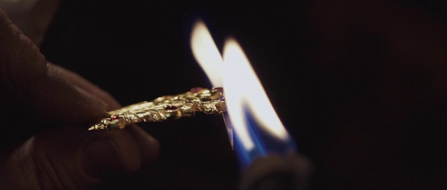 Video Reference: Body jewelry, Gesture, Natural material, Gas, Jewellery, Pre-engagement ring, Fire, Electric blue, Lighter, Event