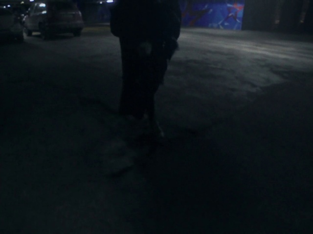 Video Reference: Atmosphere, Automotive lighting, Road surface, Asphalt, Tire, Automotive tire, Tints and shades, Flooring, Midnight, Thigh