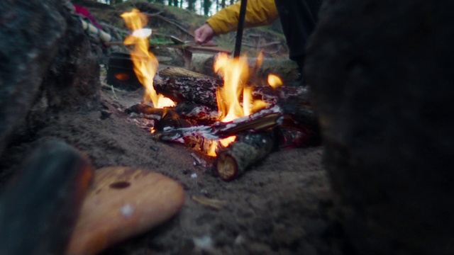 Video Reference: Ash, Fire, Bonfire, Gas, Cooking, Wood, Flame, Heat, Campfire, Cuisine
