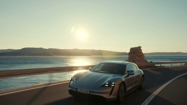 Video Reference: Water, Sky, Wheel, Tire, Vehicle, Car, Automotive lighting, Hood, Automotive design, Sunlight