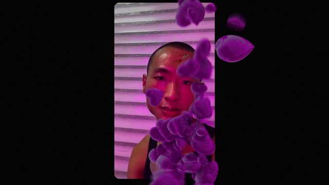 Video Reference: Purple, Eyelash, Violet, Pink, Rectangle, Magenta, Entertainment, Petal, Event, Font