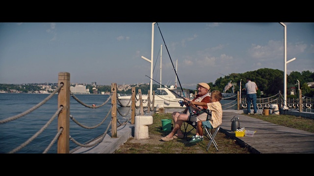 Video Reference: Water, Sky, Cloud, Angling, Fisherman, Lake, Fishing rod, Leisure, Casting (fishing), Recreational fishing