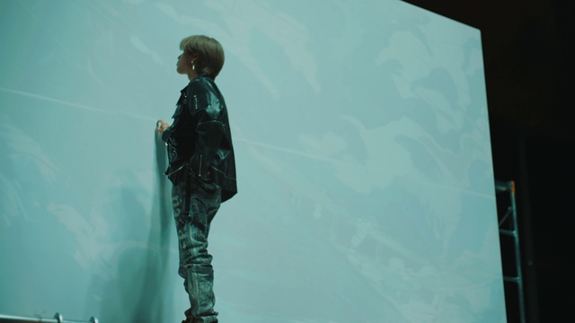 Video Reference: Sky, Art, Fashion design, Electric blue, Event, Visual arts, Cg artwork, Shadow, Glass, Military person