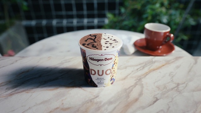 Video Reference: Food, Table, Tableware, Drinkware, Cup, Dishware, Coffee cup, Wood, Ingredient, Drink