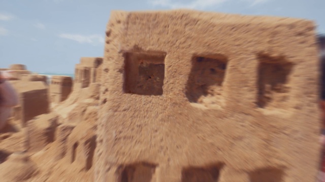 Video Reference: Pueblo, Sky, Cloud, Wood, Brick, Building material, Landscape, Cliff dwelling, Sand, Archaeological site